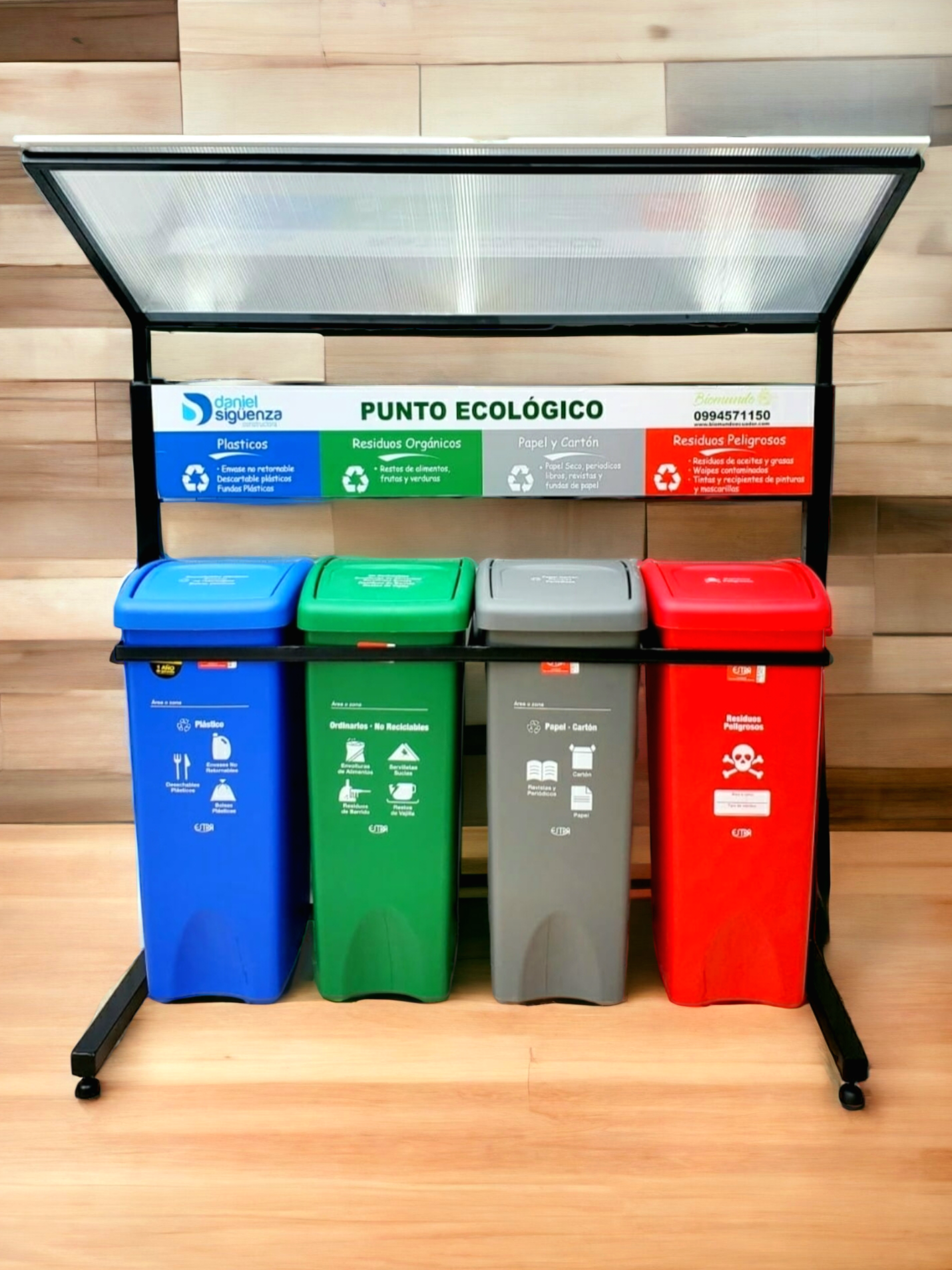 Contenedores de basura, los diferentes colores de CONTENEDOR para un  reciclaje correcto de residuos 